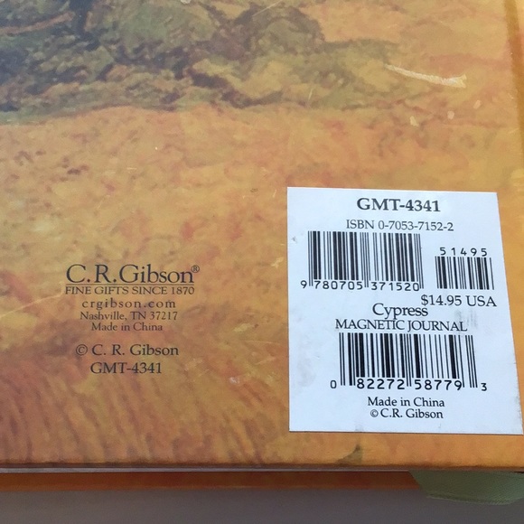 Journal Vincent Van Gogh magnet fold cover snd back envelope lined unused - Picture 7 of 8